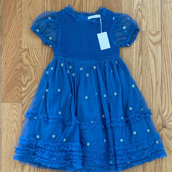 Mini Boden Other - Mini Boden Kids floral blue dress